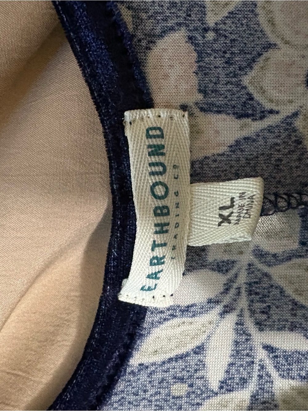 Floral Tie-Shoulder Navy Wide Leg Romper - Picture 2 of 2
